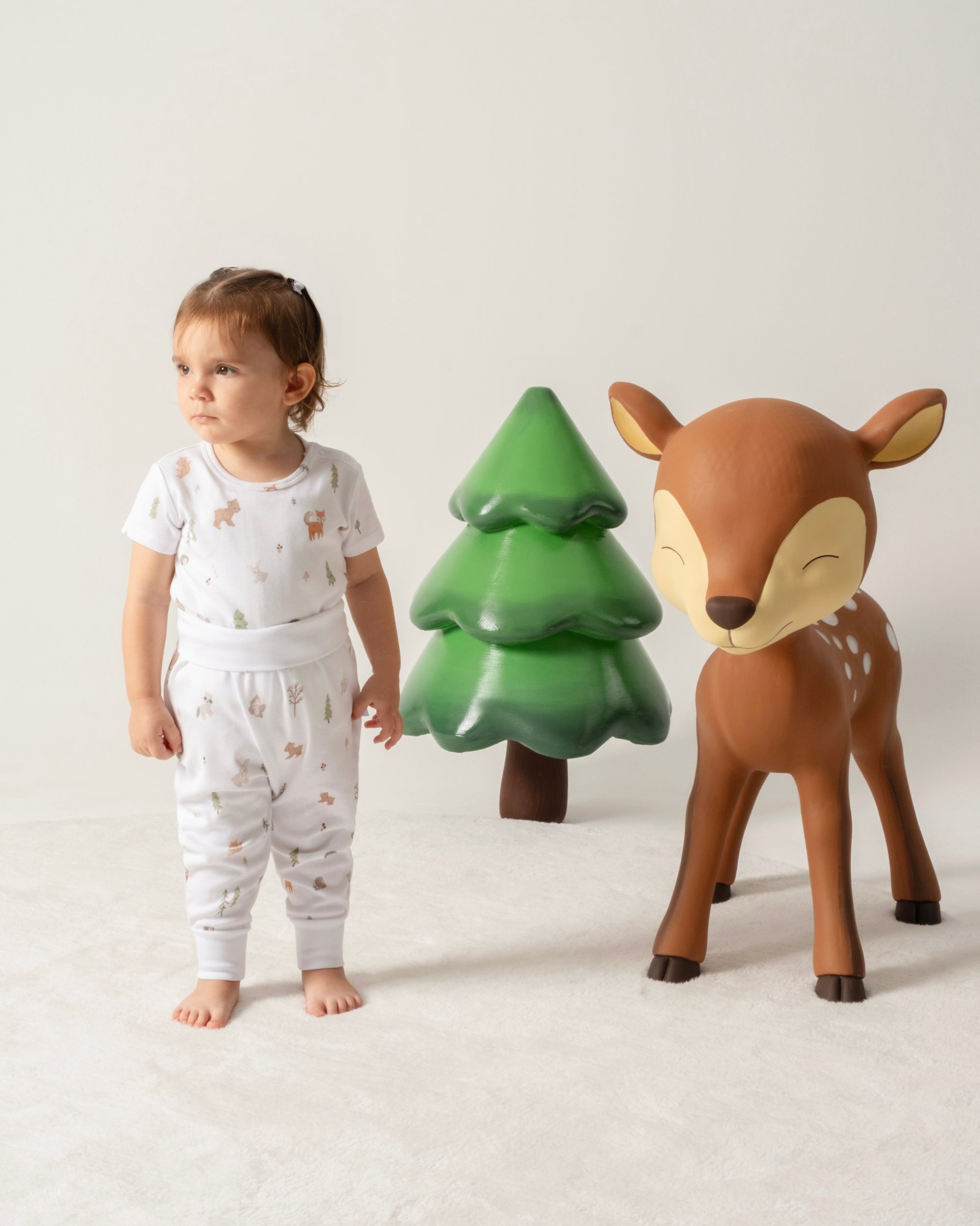 Çıtçıtlı Kısa Kollu Zıbın - Forest