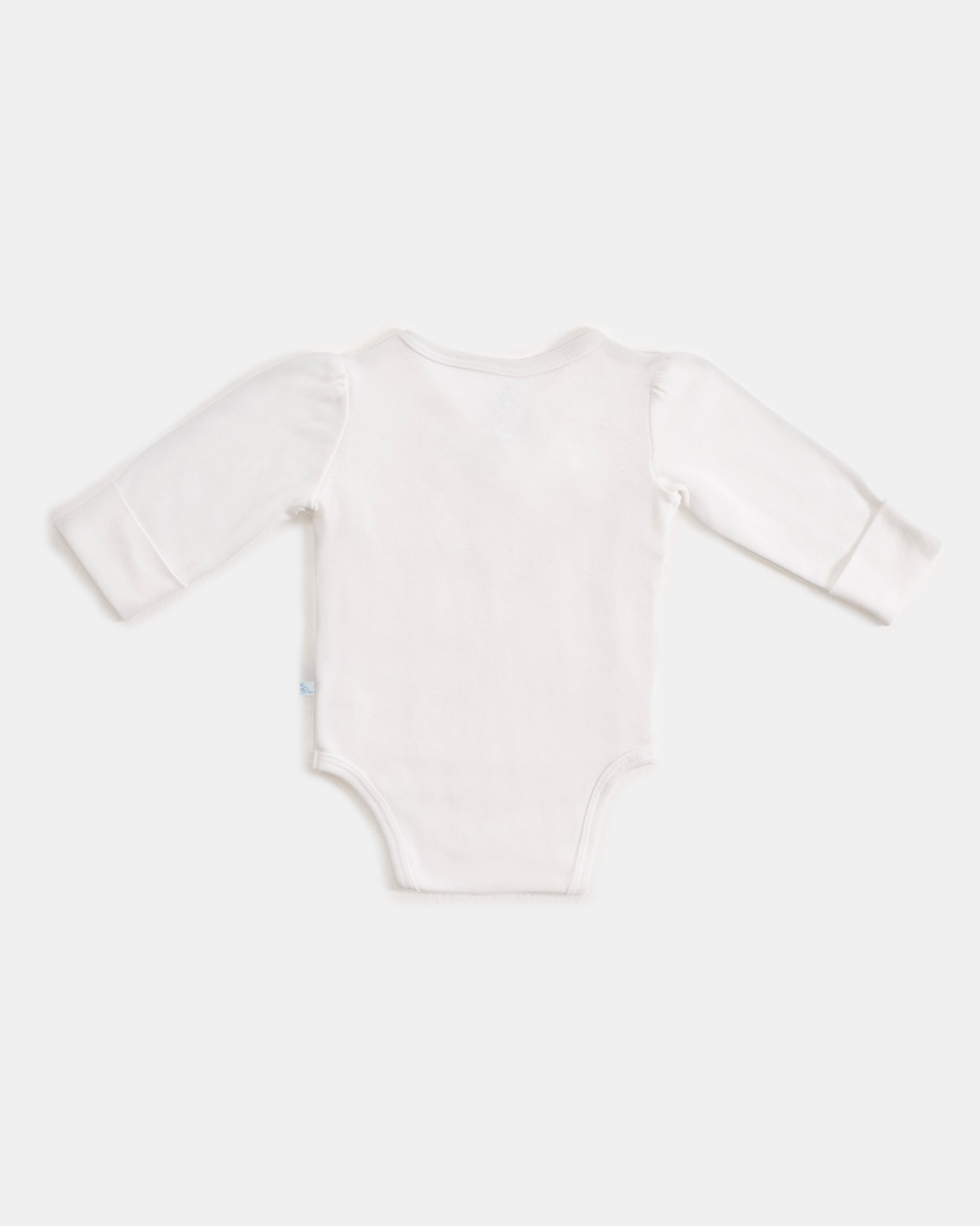 Yenidoğan Kimono Uzun Kollu Zıbın Mini Set 3 Parça - Farmyard Beyaz