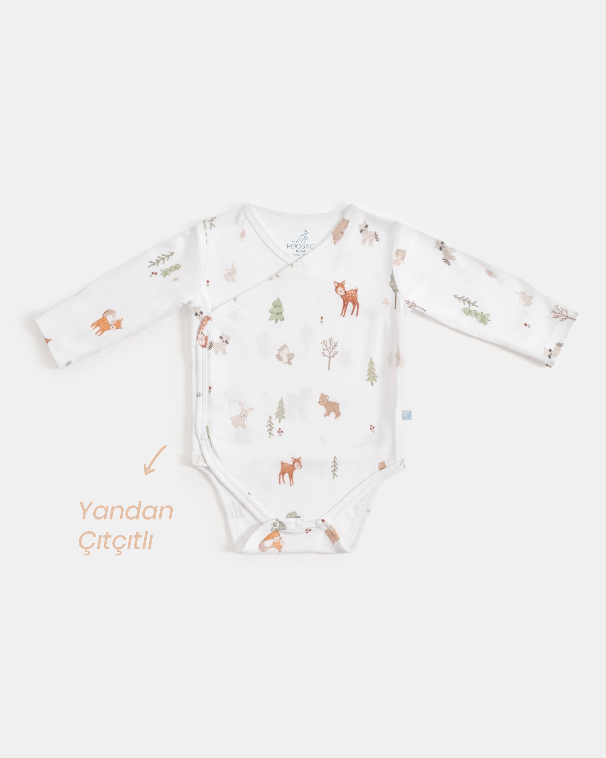 Kimono Uzun Kollu Zıbın - Forest