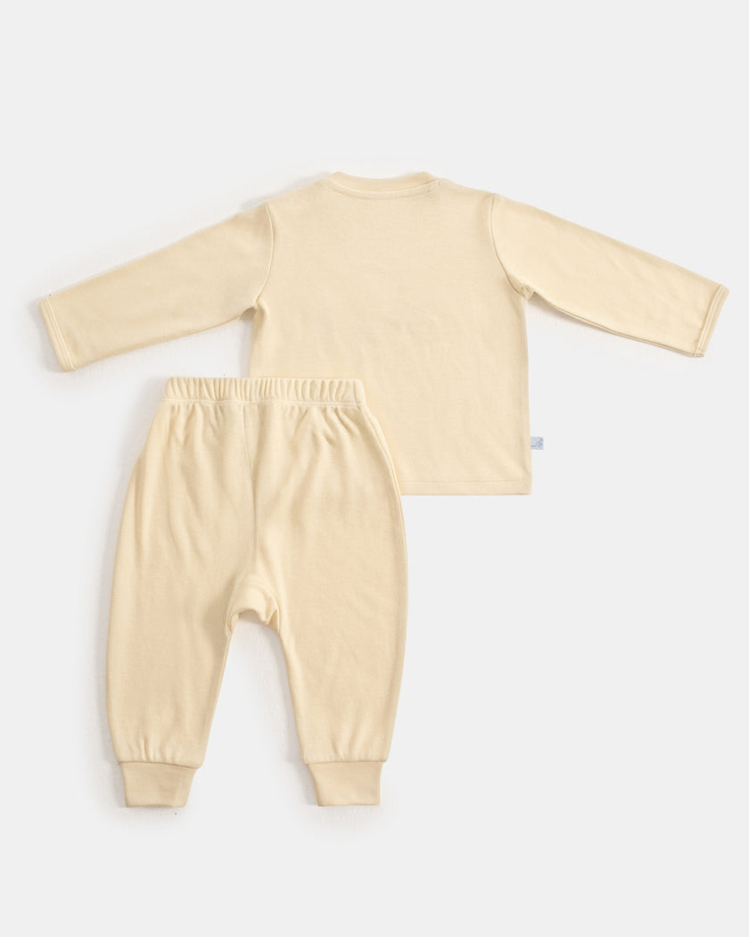Uzun Kollu Pijama Takımı- Cars Sarı