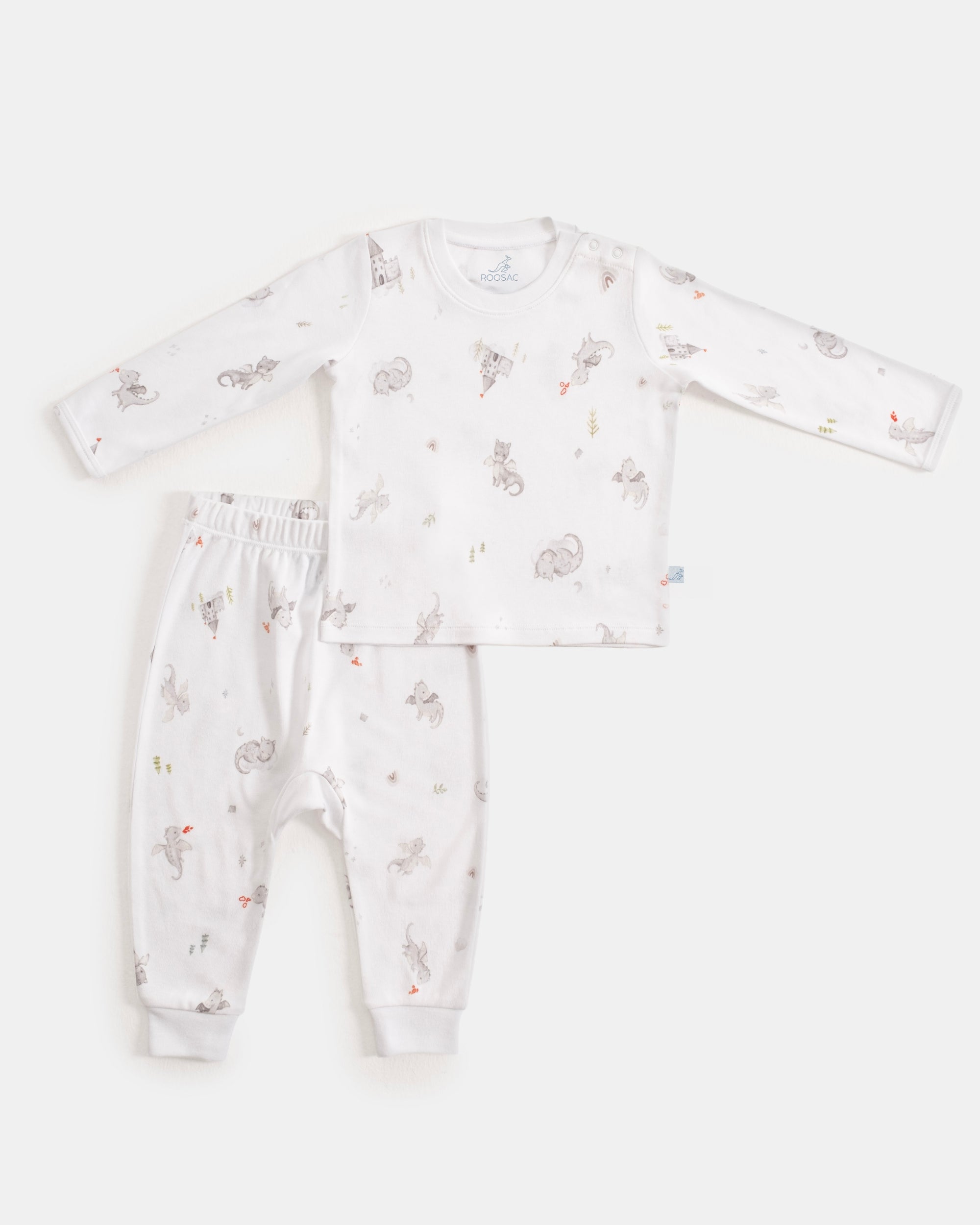 Uzun Kollu Pijama Takımı- Dragons
