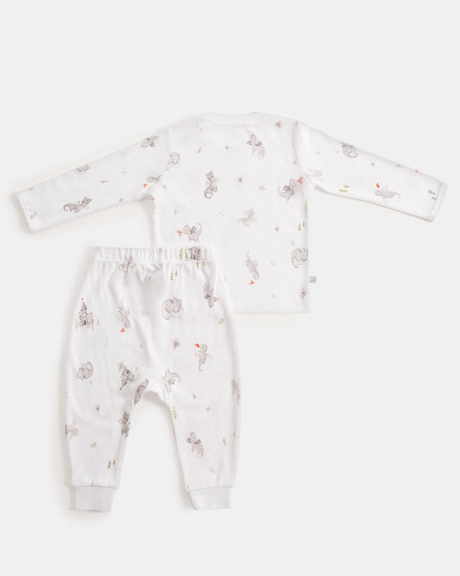 Uzun Kollu Pijama Takımı- Dragons