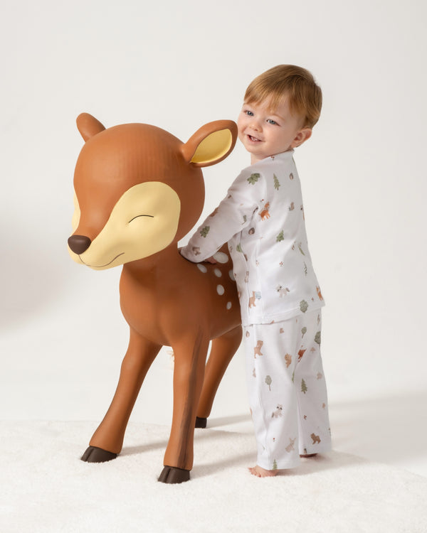 Uzun Kollu Kimono Pijama Takımı - Forest