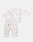 Uzun Kollu Kimono Pijama Takımı - Forest