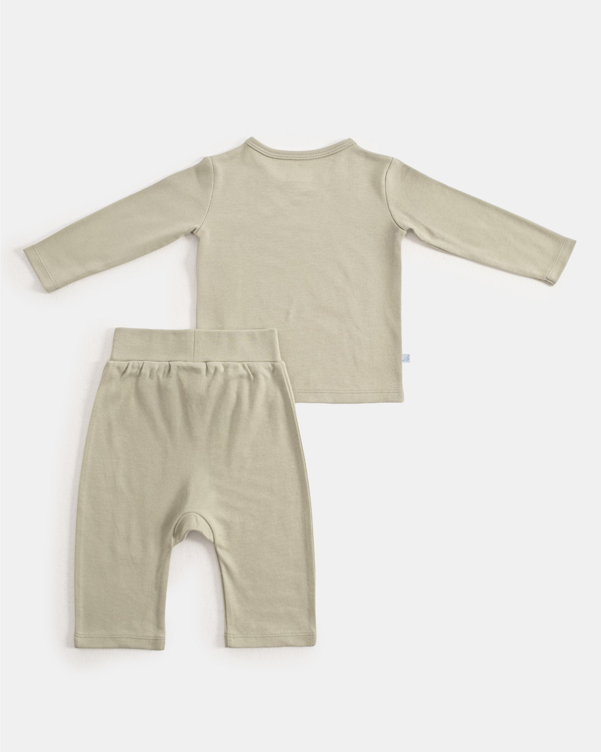 Uzun Kollu Kimono Pijama Takımı - Forest Yeşil