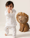 Uzun Kollu Kimono Pijama Takımı - Safari
