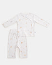Uzun Kollu Kimono Pijama Takımı - Safari