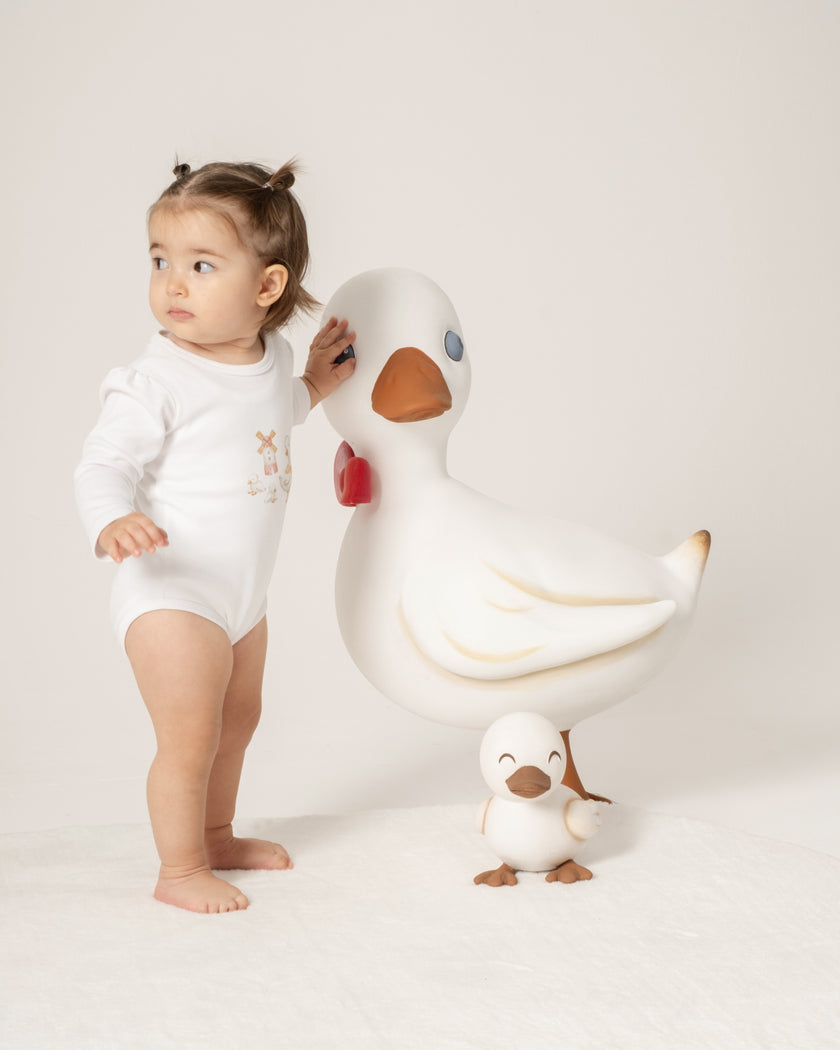 Çıtçıtlı Uzun Kollu Zıbın & Manşetli Alt Seti 3 Parça - Farmyard