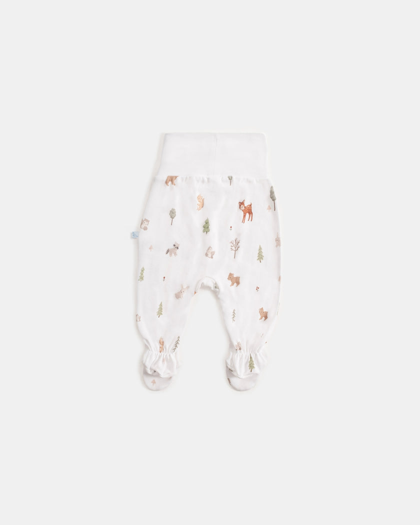 Yenidoğan Kimono Uzun Kollu Zıbın Mini Set 3 Parça - Forest