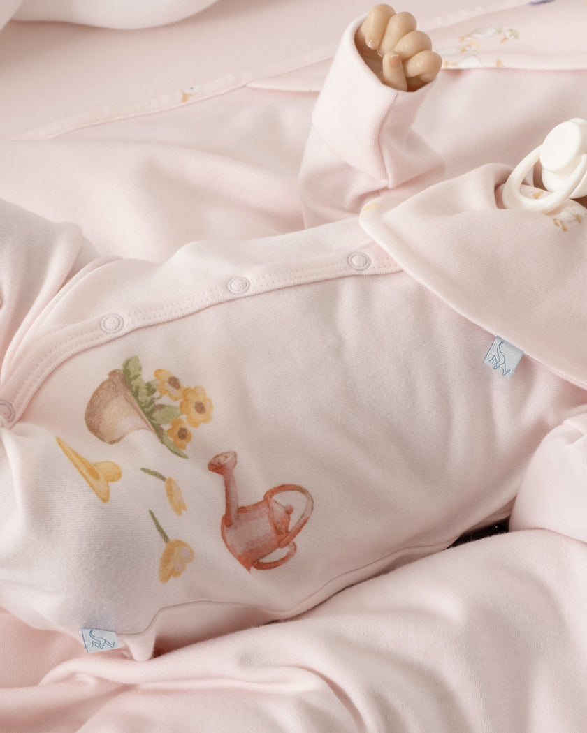 Çıtçıtlı Bebek Tulumu Seti 2'li - Farmyard
