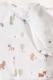 Yenidoğan Kimono Uzun Kollu Zıbın Mini Set 3 Parça - Forest