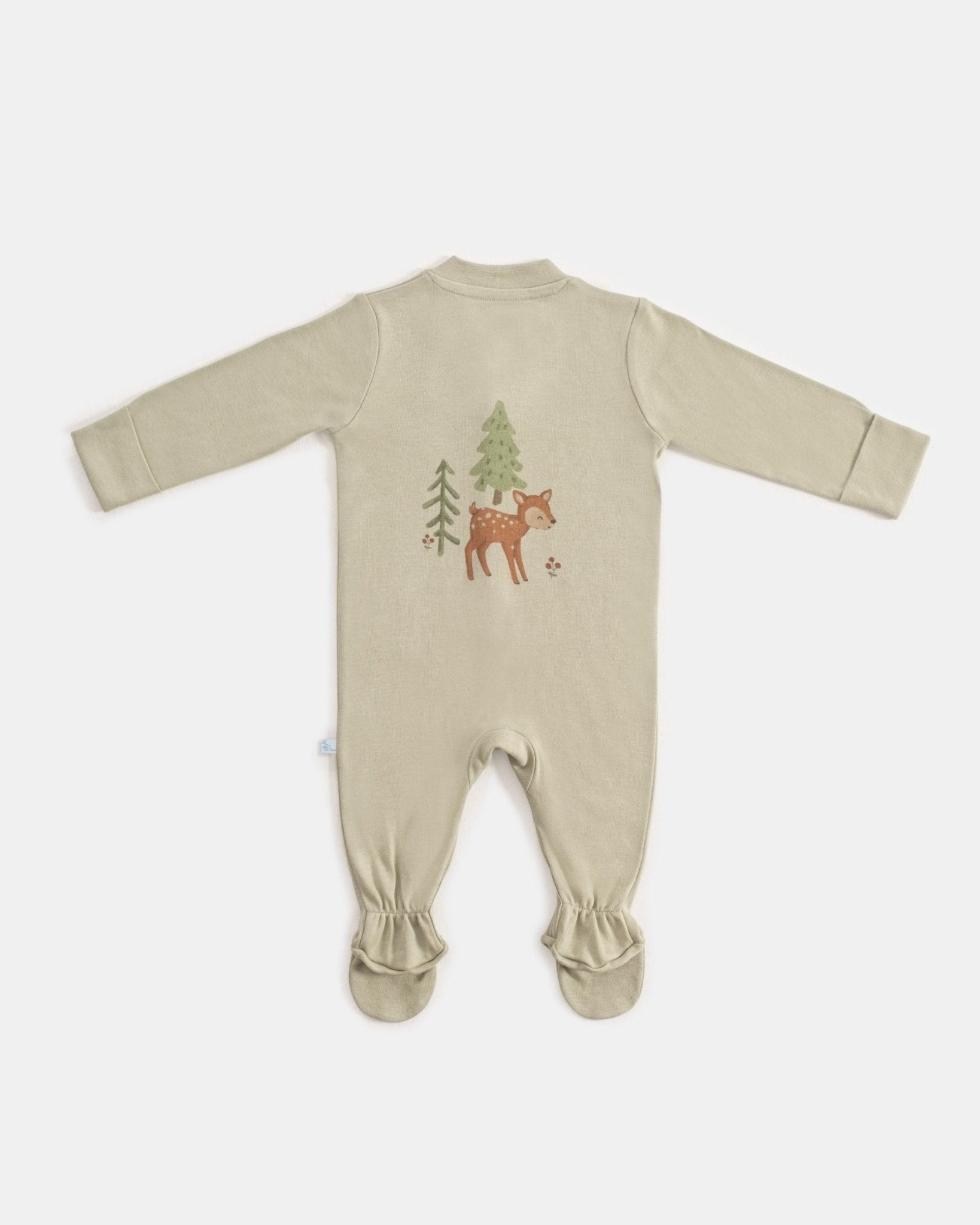 Çıtçıtlı Bebek Tulumu Seti 2'li - Forest