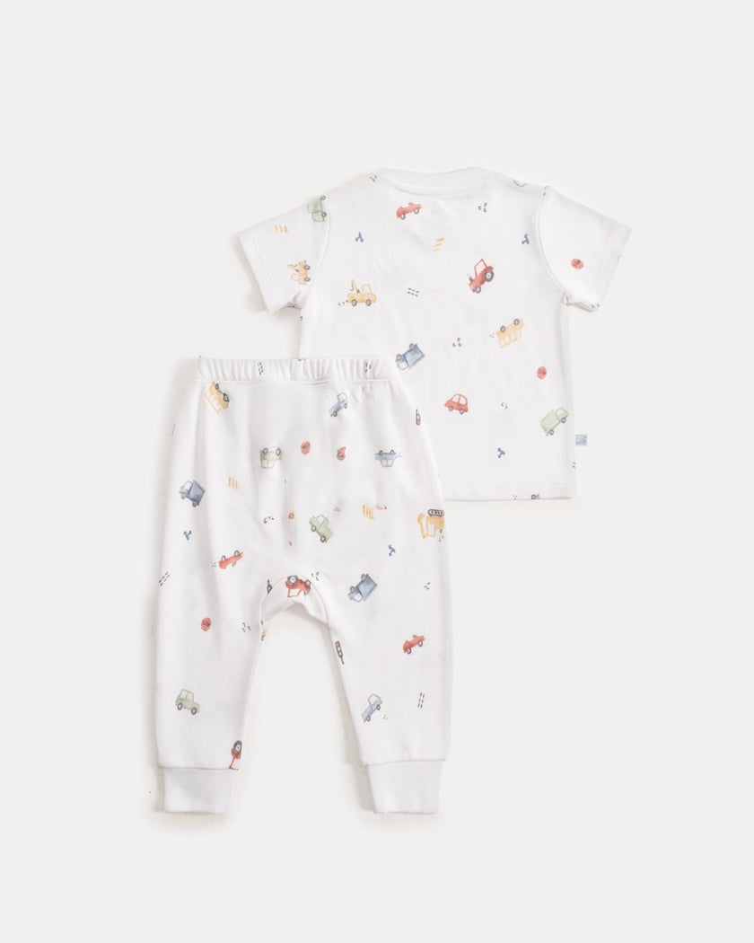 Kısa Kollu Pijama Takımı - Cars