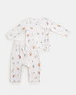 Uzun Kollu Kimono Pijama Takımı - Forest
