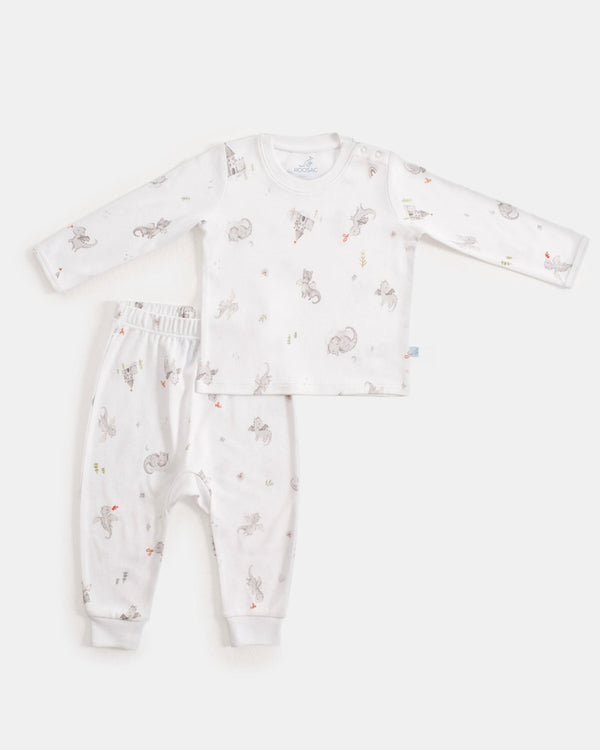 Uzun Kollu Pijama Takımı- Dragons