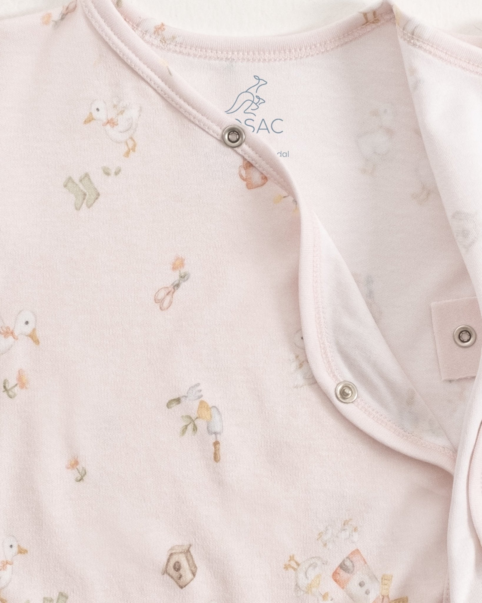 Yenidoğan Kimono Uzun Kollu Zıbın Mini Set 3 Parça - Farmyard
